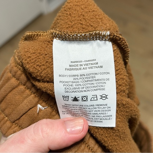 Nike Jordan Brown Casual Fleece Sweatpants Relaxed Fit Joggers Men’s Size Medium - Picture 8 of 8